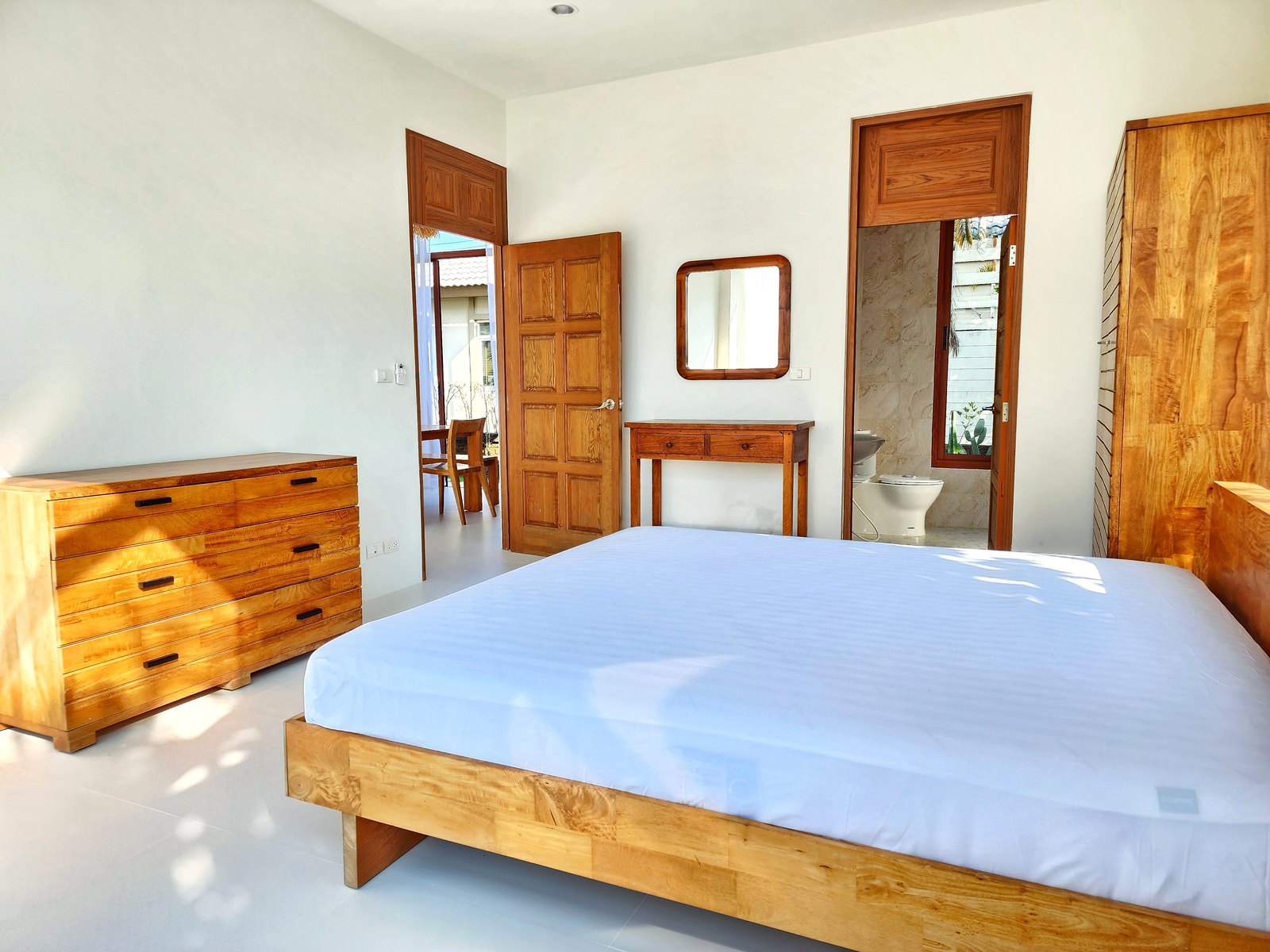 Furnished bedroom in the recommended single-storey Casa Seaside Cha-Am house