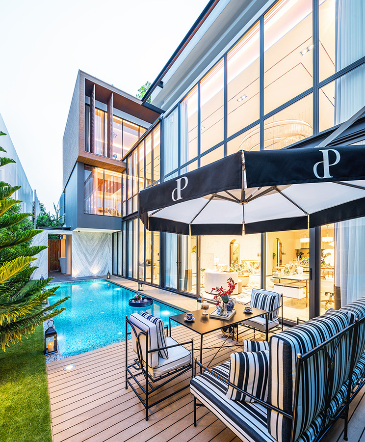 ขาย The Primary V ถ.เกษตร-นวมินทร์ บ้านหรู 4 ชั้น  SUPER LUXURY Class แต่งครบ พร้อมอยู่เหมือนโรงแรม 5 ดาว มีสระว่ายน้ำส่วนตัว
