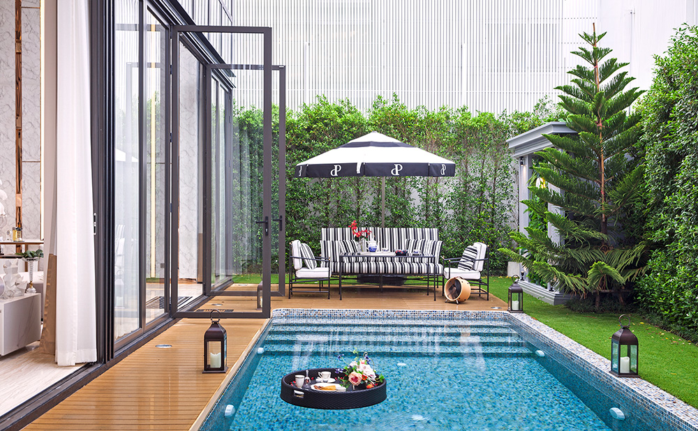 ขาย The Primary V ถ.เกษตร-นวมินทร์ บ้านหรู 4 ชั้น  SUPER LUXURY Class แต่งครบ พร้อมอยู่เหมือนโรงแรม 5 ดาว มีสระว่ายน้ำส่วนตัว