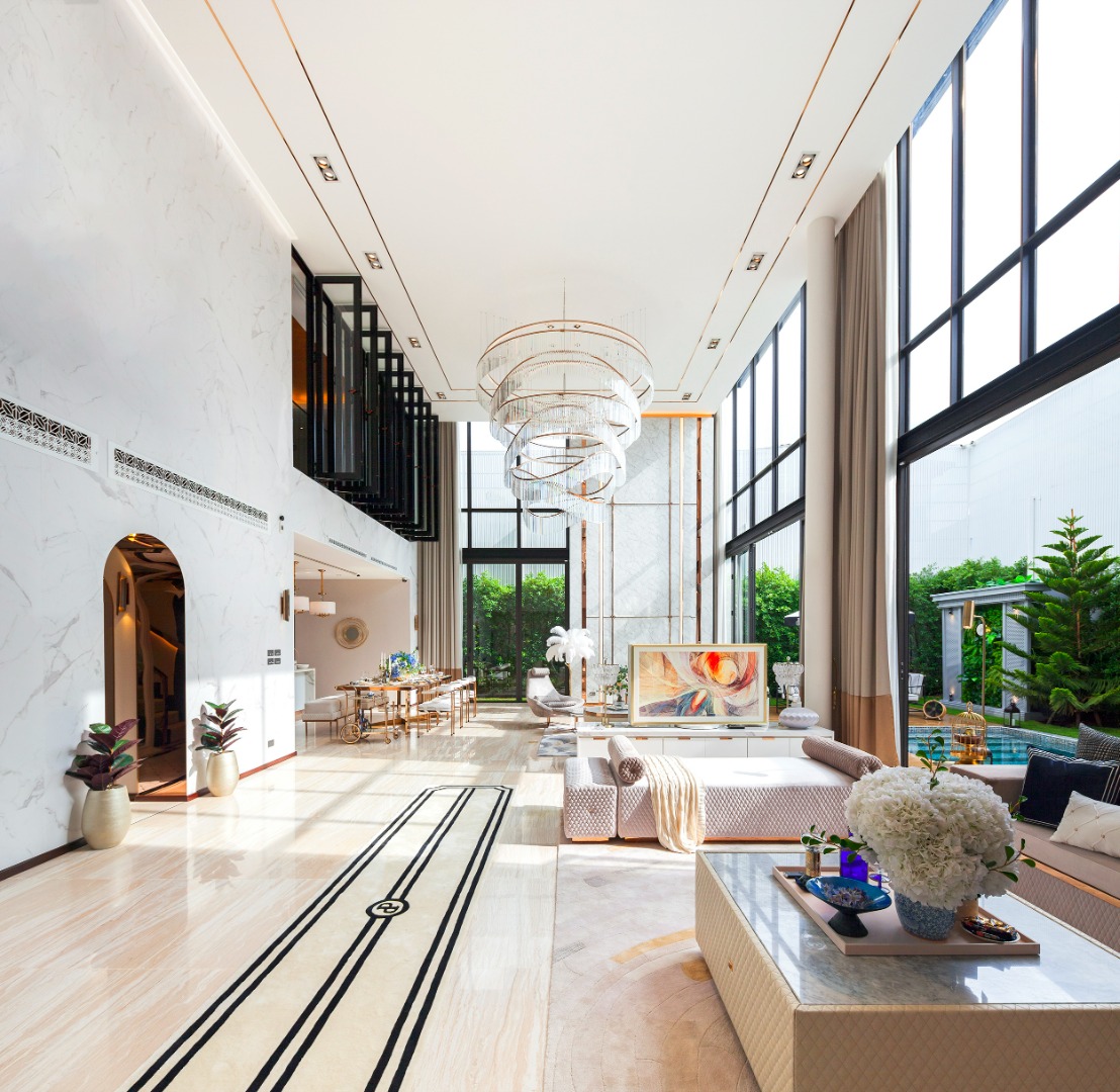 ขาย The Primary V ถ.เกษตร-นวมินทร์ บ้านหรู 4 ชั้น  SUPER LUXURY Class แต่งครบ พร้อมอยู่เหมือนโรงแรม 5 ดาว มีสระว่ายน้ำส่วนตัว