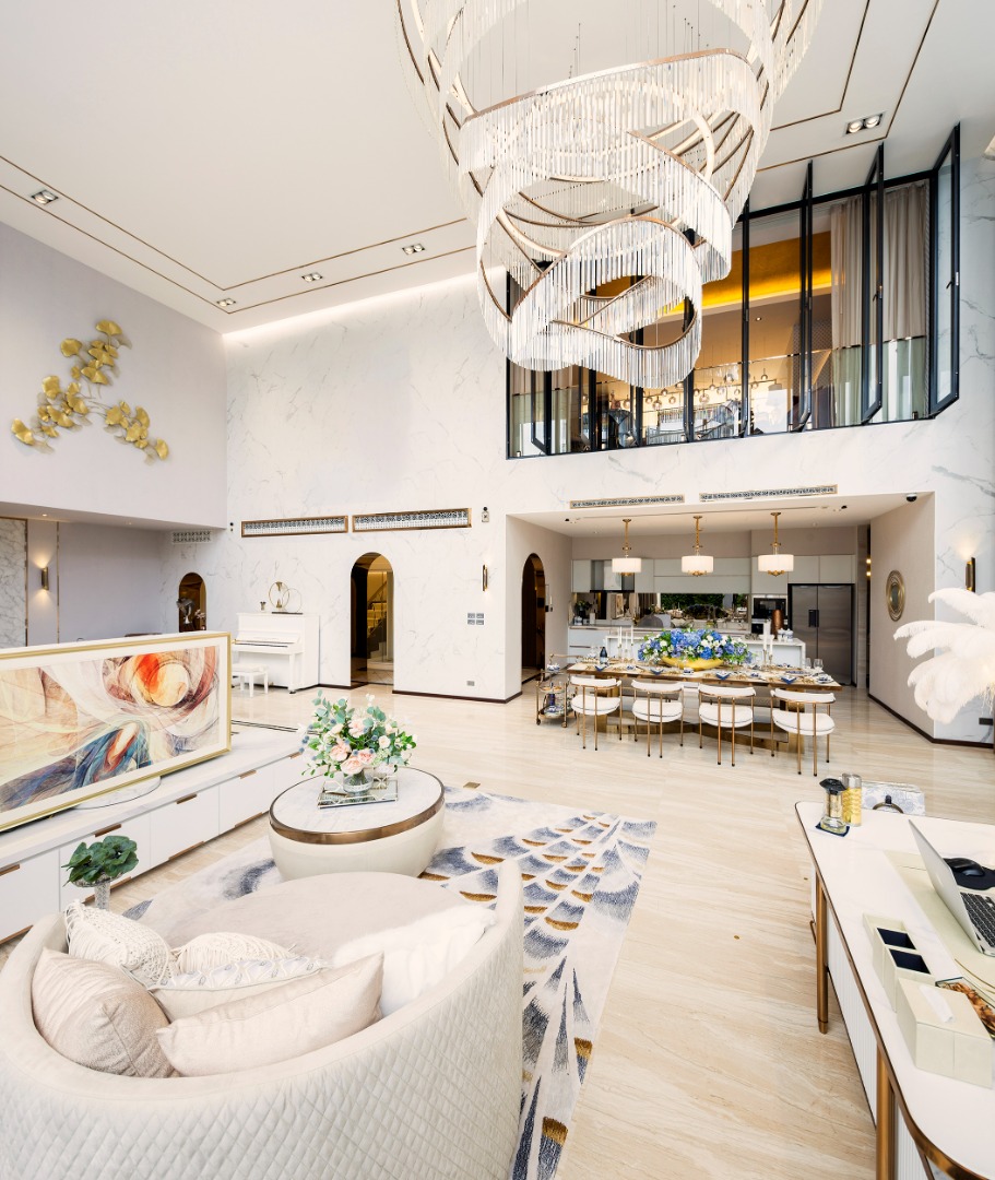 ขาย The Primary V ถ.เกษตร-นวมินทร์ บ้านหรู 4 ชั้น  SUPER LUXURY Class แต่งครบ พร้อมอยู่เหมือนโรงแรม 5 ดาว มีสระว่ายน้ำส่วนตัว