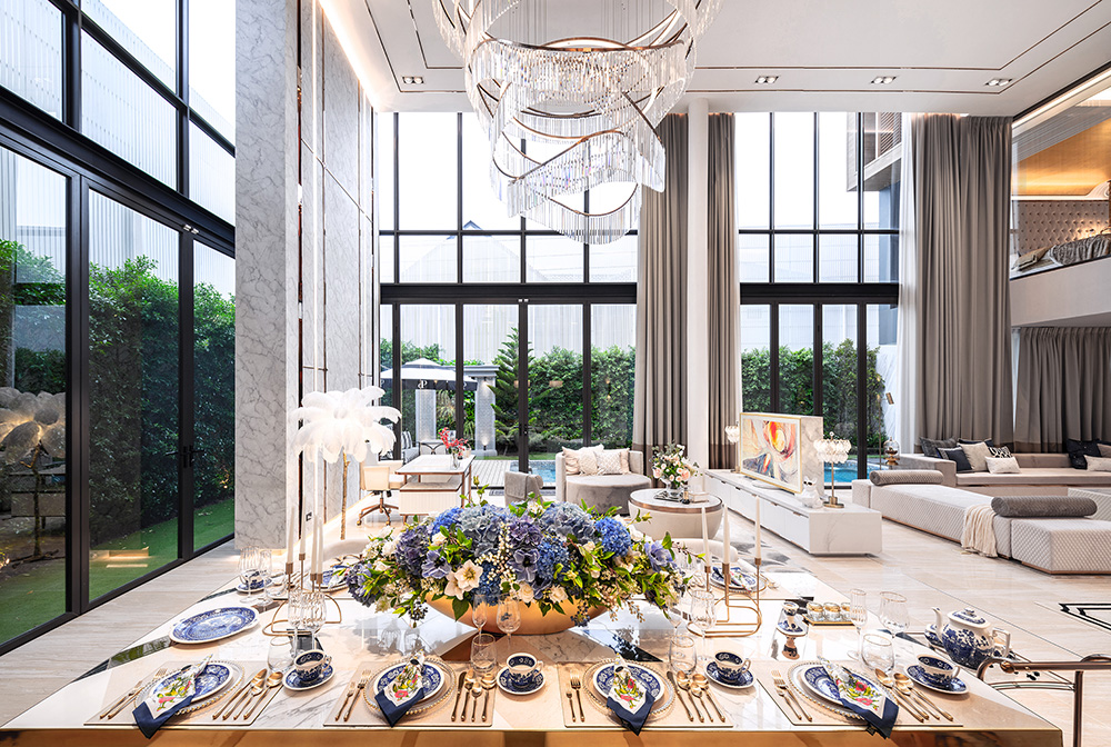 ขาย The Primary V ถ.เกษตร-นวมินทร์ บ้านหรู 4 ชั้น  SUPER LUXURY Class แต่งครบ พร้อมอยู่เหมือนโรงแรม 5 ดาว มีสระว่ายน้ำส่วนตัว