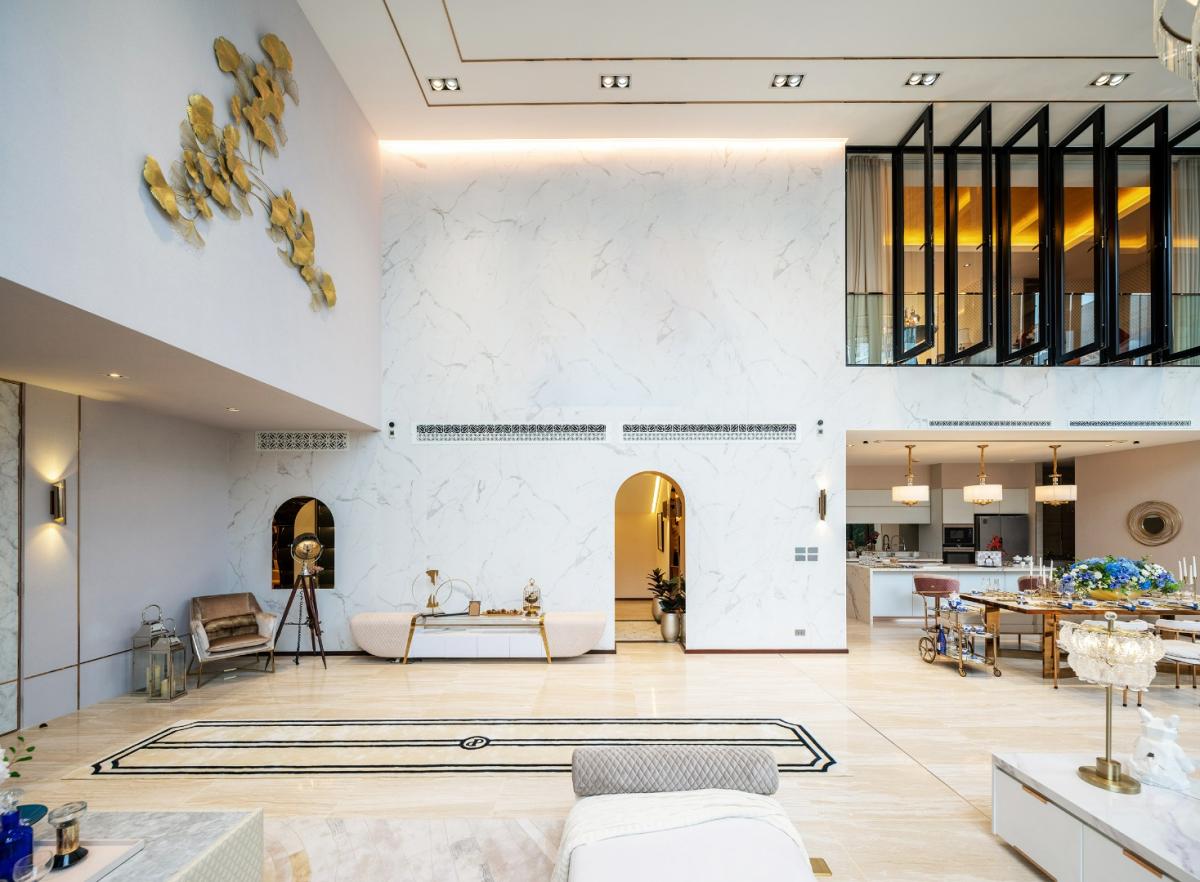 ขาย The Primary V ถ.เกษตร-นวมินทร์ บ้านหรู 4 ชั้น  SUPER LUXURY Class แต่งครบ พร้อมอยู่เหมือนโรงแรม 5 ดาว มีสระว่ายน้ำส่วนตัว
