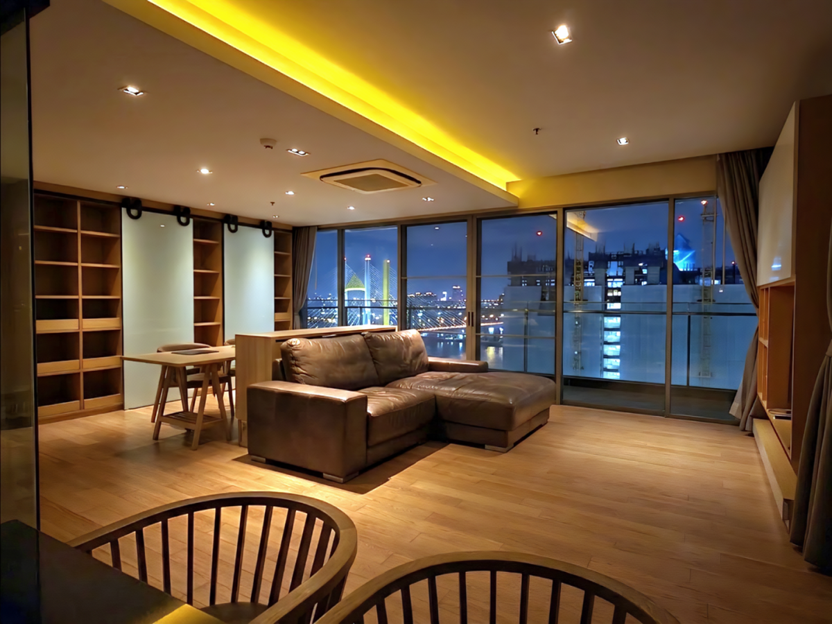 🏫 [ใกล้ King’s College] ขายคอนโดหรู Starview พระราม 3 วิวแม่น้ำ 3 ห้องนอน 160.3 ตร.ม. พร้อม Private Lift