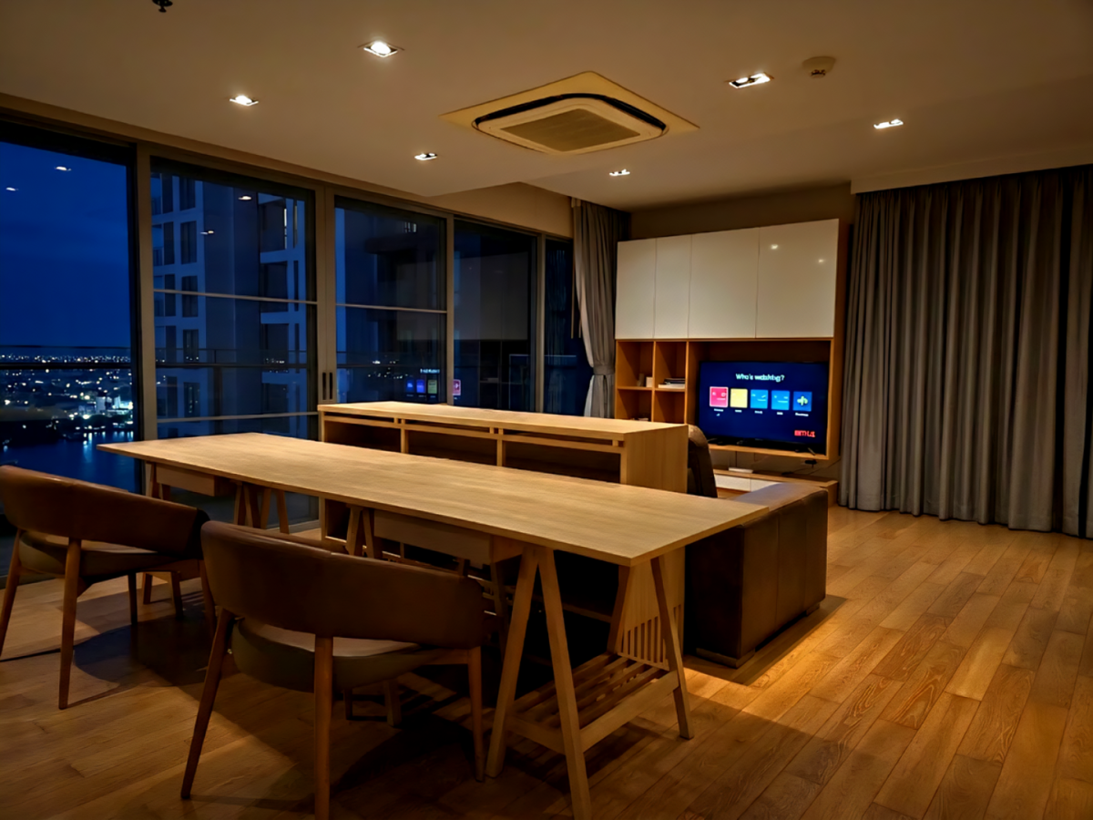 🏫 [ใกล้ King’s College] ขายคอนโดหรู Starview พระราม 3 วิวแม่น้ำ 3 ห้องนอน 160.3 ตร.ม. พร้อม Private Lift