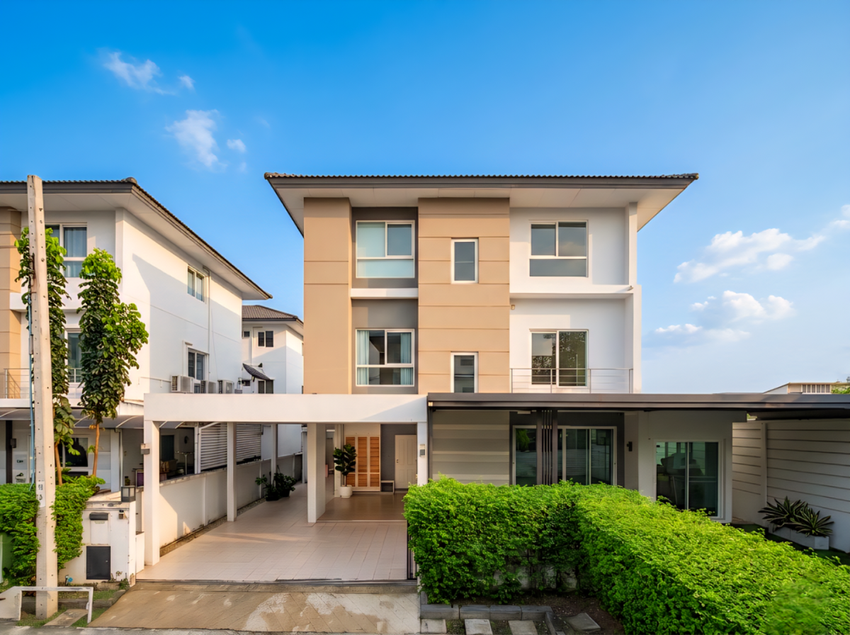  [ใกล้ด่วนศรีรัช] บ้าน 3 ชั้น 5 นอน MIND ปิ่นเกล้า-จรัญ ต่อเติมพื้นที่ใหญ่ [เหมาะทำโฮมออฟฟิศ]	